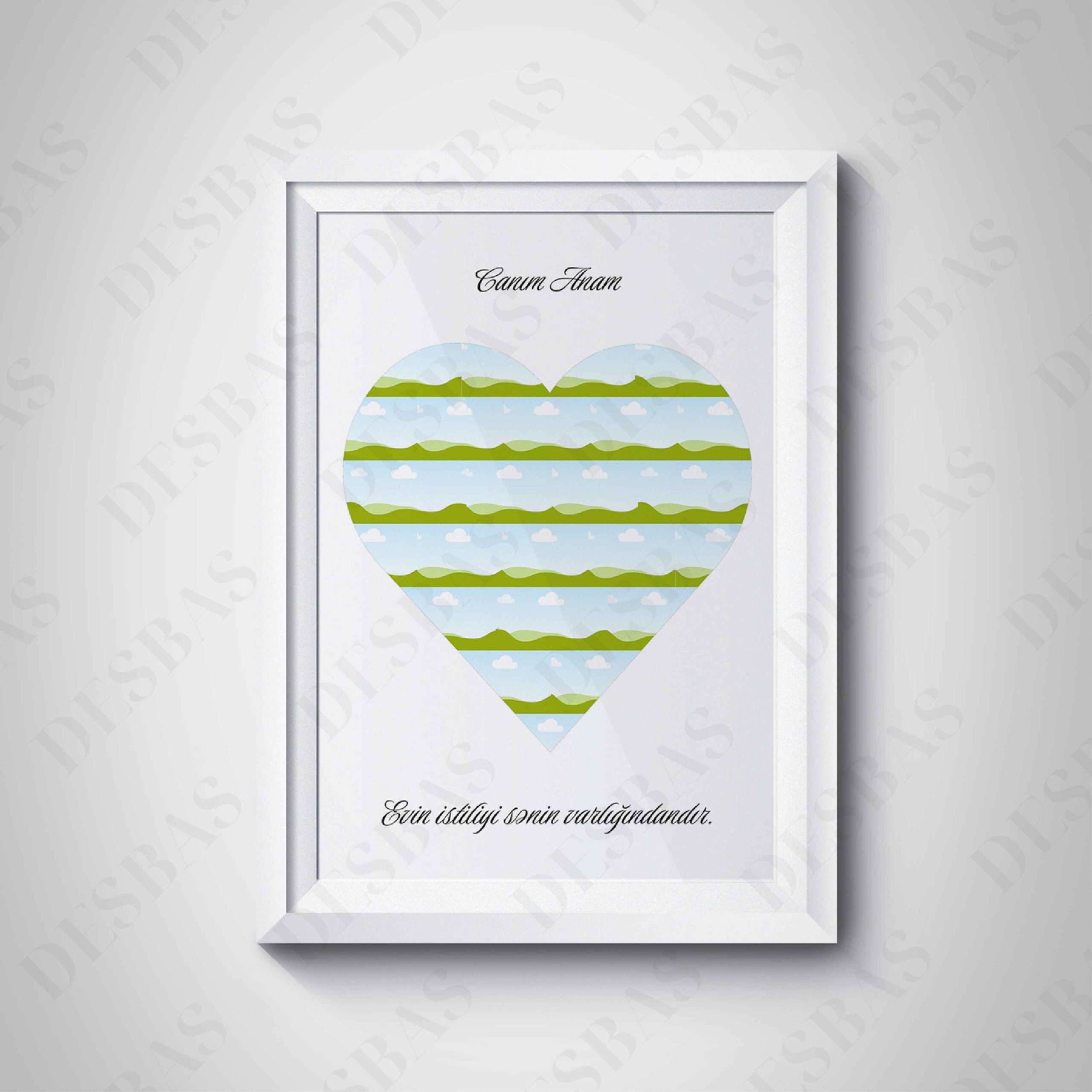 Canım Anam – A4 Çərçivəli Poster Hədiyyəsi (Memorita) - Görsel 3