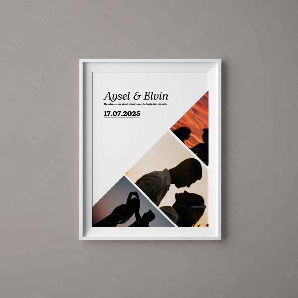 “Ən Gözəl Gün – Sevgi Posteri” – xüsusi tarix və şəkillərlə fərdiləşdirilən, A4/A5 ölçülü çərçivəli poster. Memorita kolleksiyasına məxsusdur.